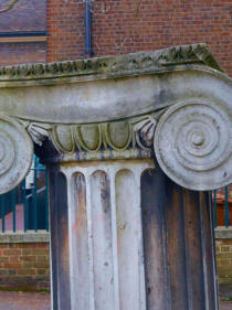 Classical Column Outside Vestry House Museum E17